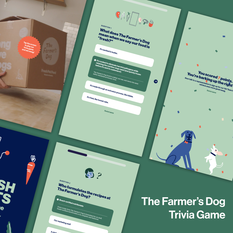 Preview image for The Farmer's Dog Trivia Game