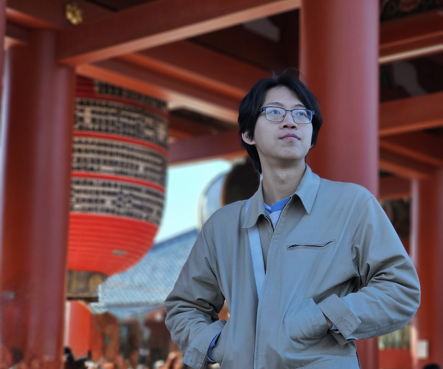 Picture of me taken at the Senso-ji Buddhist Temple in Asakusa, Tokyo, Japan Picture of me taken at the Senso-ji Buddhist Temple in Asakusa, Tokyo, Japan